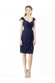 Short Cap Sleeves Knee Length Chiffon Homecoming Dress Canada