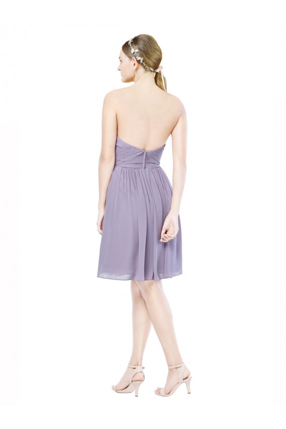 Short Sweetheart Knee Length Chiffon Homecoming Dress with Open Back Canada