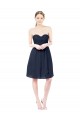 Sweetheart Knee Length Chiffon Homecoming Dress Open Back Canada