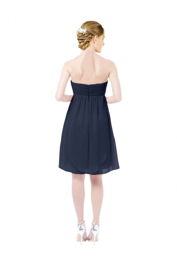 Sweetheart Knee Length Chiffon Homecoming Dress Open Back Canada