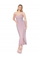 Short Knee Length Chiffon Wrap Homecoming Dress with Straps Canada