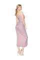 Short Knee Length Chiffon Wrap Homecoming Dress with Straps Canada