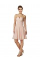 Lace and Chiffon Homecoming Dress with Unique Neckline Canada