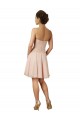Lace and Chiffon Homecoming Dress with Unique Neckline Canada