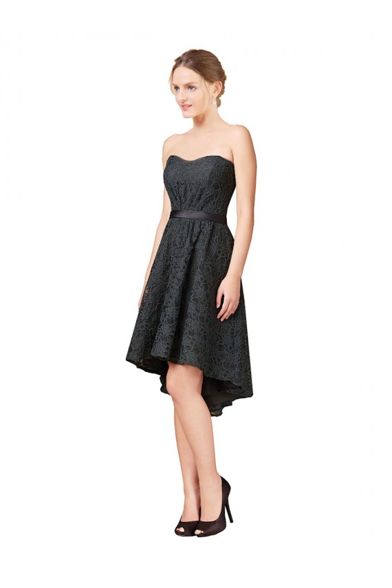 Lace Homecoming Dress with Hi-Low Hemline Canada
