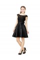 Lace and Satin Homecoming Dress with V-Back Canada