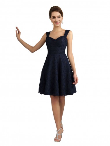 Lace Homecoming Dress with Sweetheart Neckline and Button Back Detail Canada