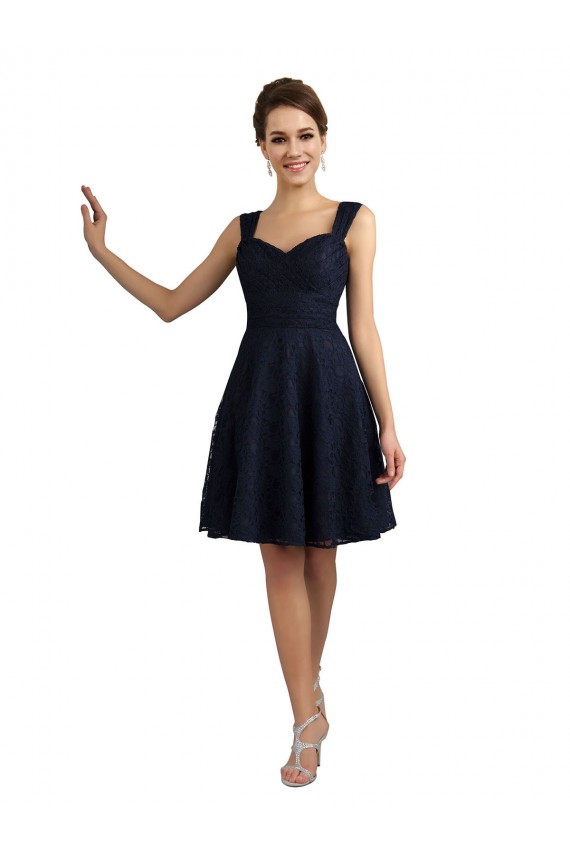 Lace Homecoming Dress with Sweetheart Neckline and Button Back Detail Canada
