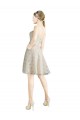 Lace Homecoming Dress with Draped Sweetheart Neckline Canada