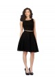 Two Piece Short Lace Homecoming Dress with Jewel Neckline Canada