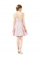 Short Knee Length Sweetheart Satin Homecoming Dress Canada