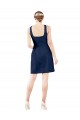 V-Neck A-Line Satin Homecoming Dress with Pockets Canada