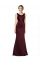Long Figure Shaping Satin Homecoming Dress with Structured Pleats Canada