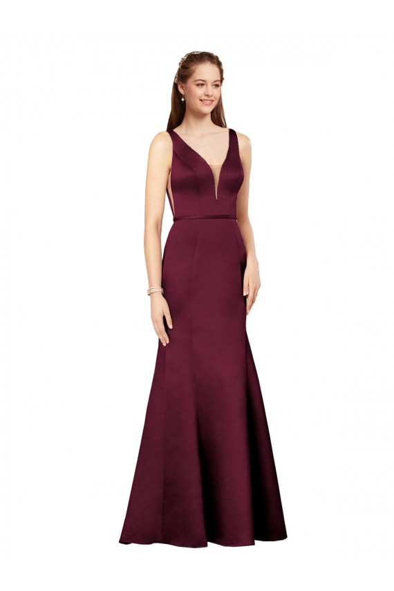 Sexy Satin Homecoming Dress with Side Cutouts Canada