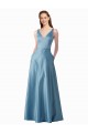 Classic Satin V-Neck A-Line Homecoming Dress with Pockets Canada