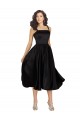 Short Square Neck Satin Homecoming Dress with Beading Canada