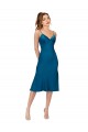 Midi Length Silky Satin Homecoming Dress Canada