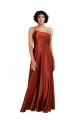 Sophisticated One Shoulder Silky Satin Homecoming Dress with Full Skirt Canada