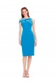 Sleeveless Crepe Homecoming Dress with Keyhole Off The Shoulder Detailing Canada