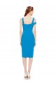 Sleeveless Crepe Homecoming Dress with Keyhole Off The Shoulder Detailing Canada