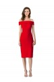 Off the Shoulder Square Neck Homecoming Dress Canada