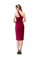 One Shoulder Short Crepe Homecoming Dress Canada