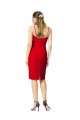 Sleeveless Homecoming Length Sweetheart Neckline Crepe Homecoming Dress Canada
