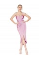 High Neck Spaghetti Straps Short Crepe Homecoming Dress Canada