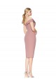 Knee Length Off the Shoulder Sweetheart Crepe Homecoming Dress Canada