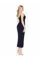 High Neck Spaghetti Straps Crepe Short Wrap Homecoming Dress Canada