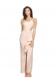 Long Full Length Ruffles Strapless Low Back Crepe Homecoming Dress with Straps Canada