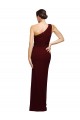 One Shoulder Sheath Crepe Homecoming Dress with High Side Split Canada