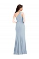 One Shoulder Draped Cowl Neck Homecoming Dress Canada