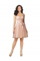 Lace and Tulle Homecoming Dress with Cap Sleeves and Keyhole Back Canada