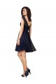 Short Bateau Neck Tulle Homecoming Dress with Lace Bodice Canada