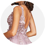 V-Back Homecoming Dresses Canada
